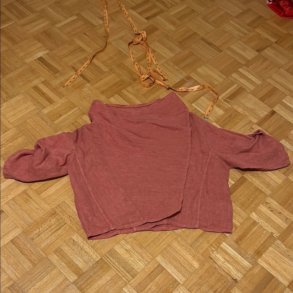 Vivian Shyu Rust  Top. NWOT